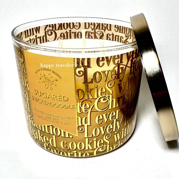 SUGARED SNICKERDOODLE 3 Wick Candle - Picture 2 of 4